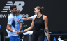 Novak Đoković i Arina Sabalenka u mešovitom dublu na US openu