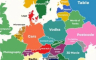 Nova mapa Evrope: Uz Srbiju piše "daljinski upravljač", uz Hrvatsku "ništa"
