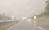 Nevrijeme u Srbiji:  Kiša napravila probleme vozačima na auto-putu (VIDEO)