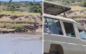 Džip s turistima sletio u rijeku punu krokodila (VIDEO)
