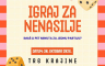 "Igraj protiv nasilja": Društvena igra u prirodnoj veličini na Trgu Krajine